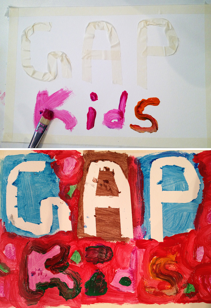 GapKidsLogoLetteringByKids