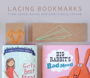 Back-to-School Lacing Bookmarks