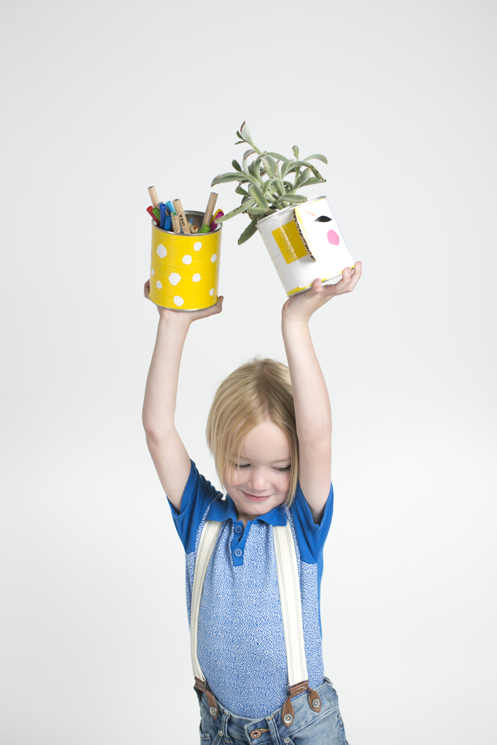 Mer Mag | Duct Tape Canisters for plants and supplies