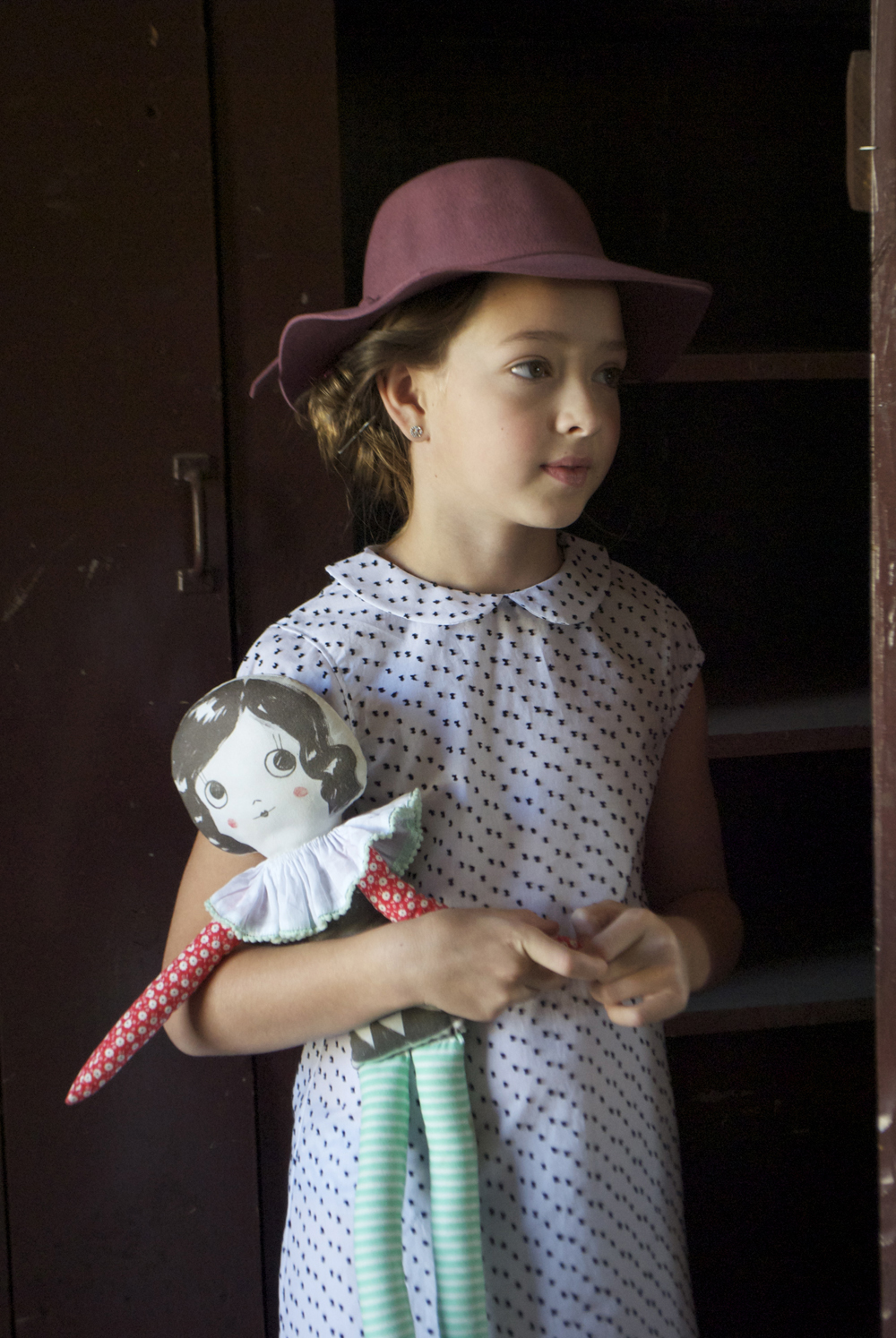 Lucy and Doll | Mer Mag Playful film shoot