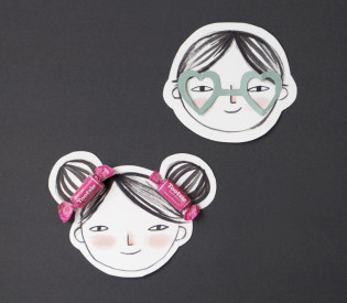 Printable Valentine Faces to Decorate!