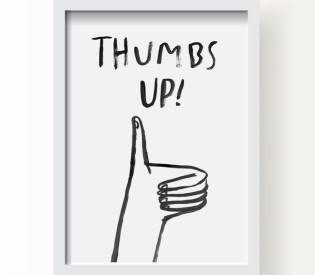 New "Thumbs Up" Print in the Shop!