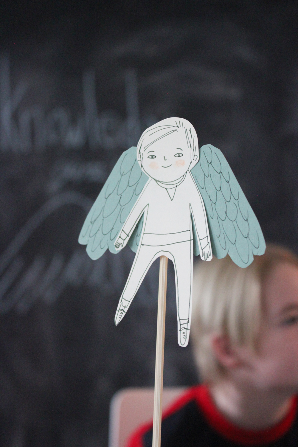 Knowledge Gives You Wings cake topper